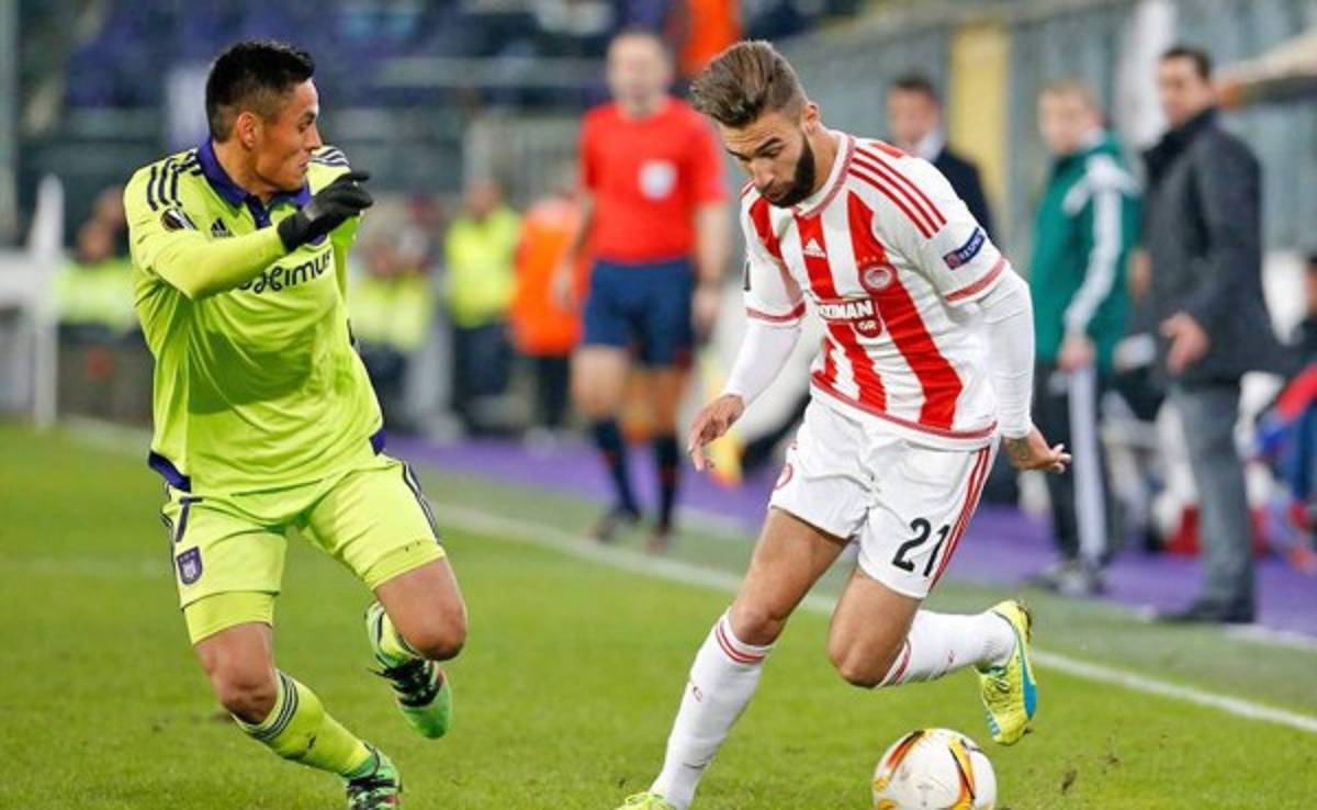 Anderlecht, con Andy Najar como titular, derrota al Olympiacos por la Europa