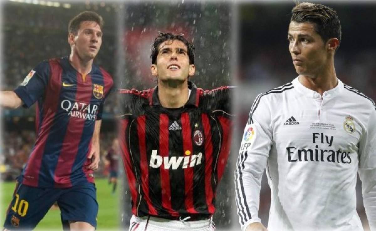 Kaká: 'Fui mejor que Messi y Cristiano'