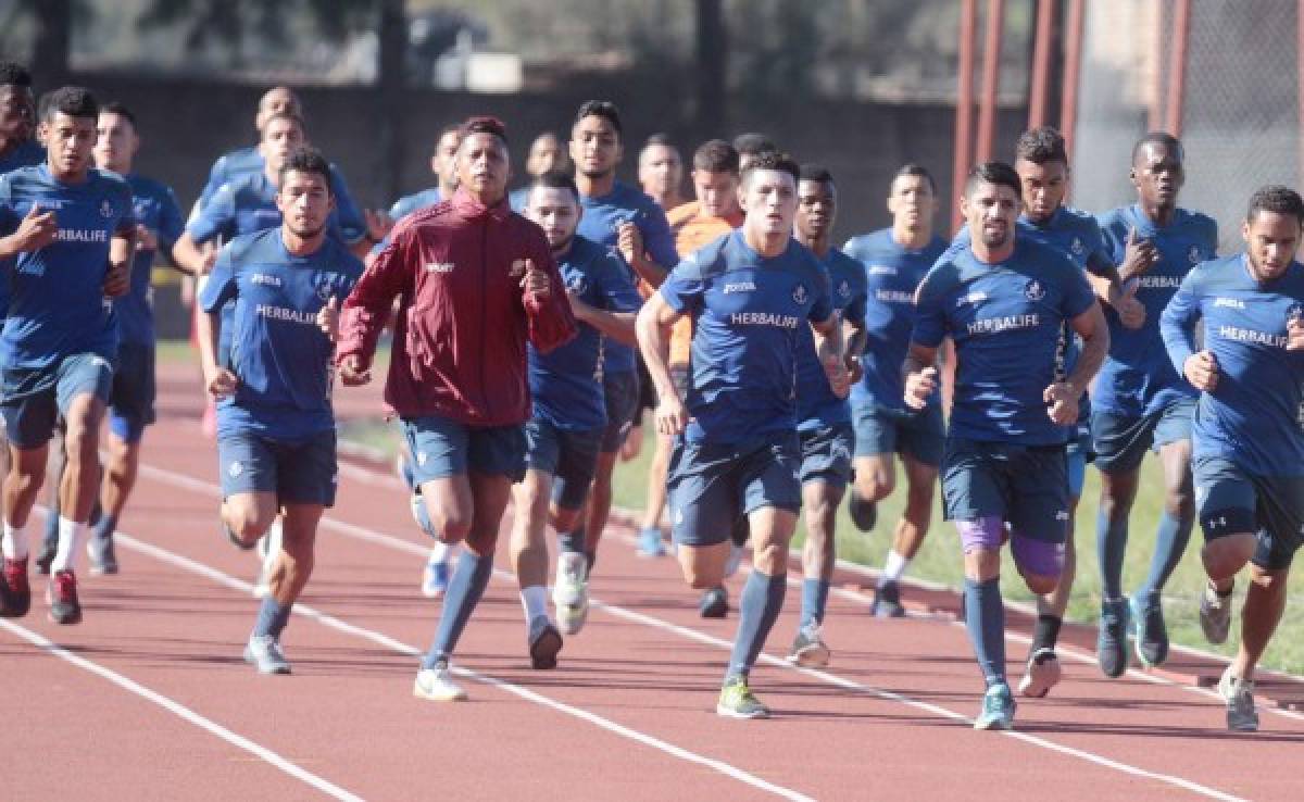 Jugadores del Motagua solamente piensan en 'levantar al equipo'