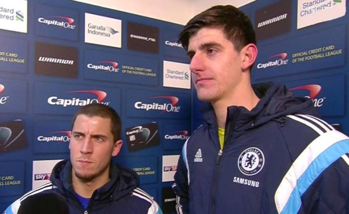 Hazard y Courtois pudieron haber fichado por el Tottenham