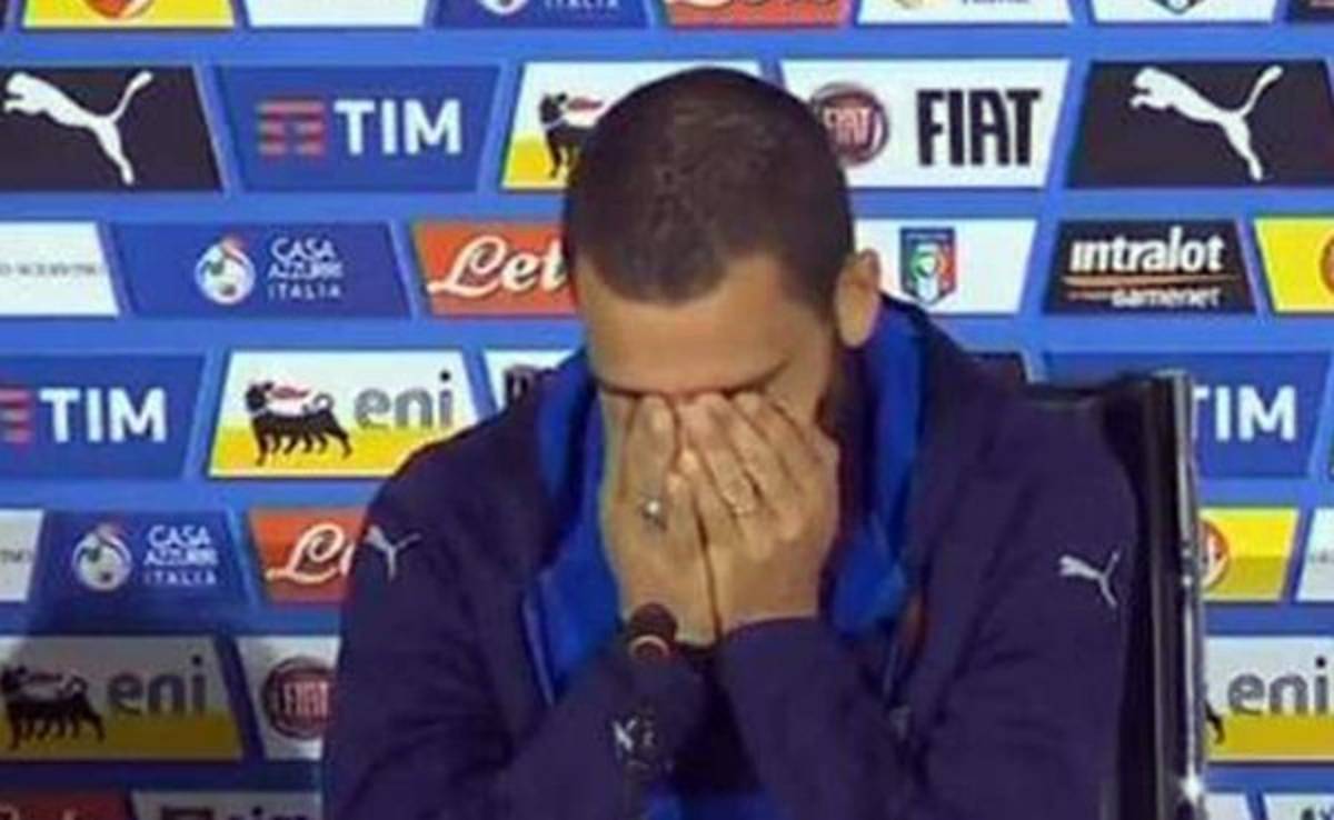 VIDEO: Las lágrimas de Bonucci al hablar sobre la enfermedad de su hijo