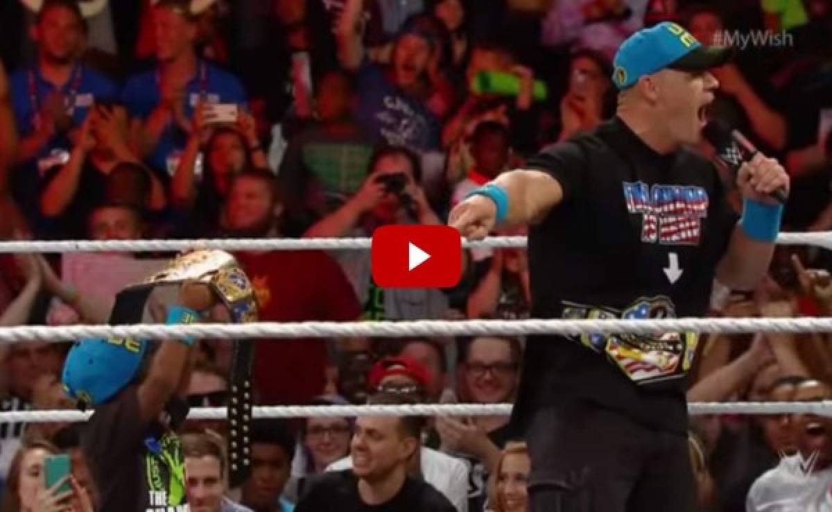 VIDEO: El gesto solidario de John Cena con un niño que lucha contra el cáncer