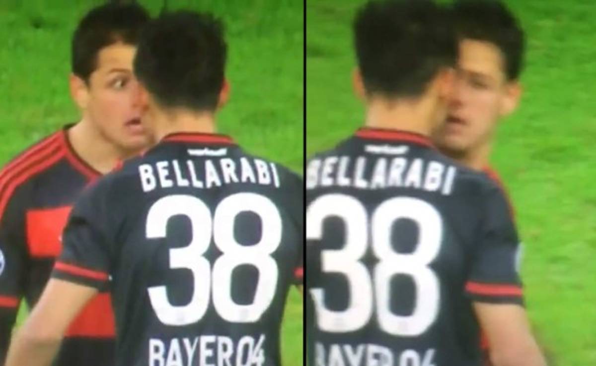 Fuerte pelea verbal de Chicharito con su compañero del Bayern Leverkusen