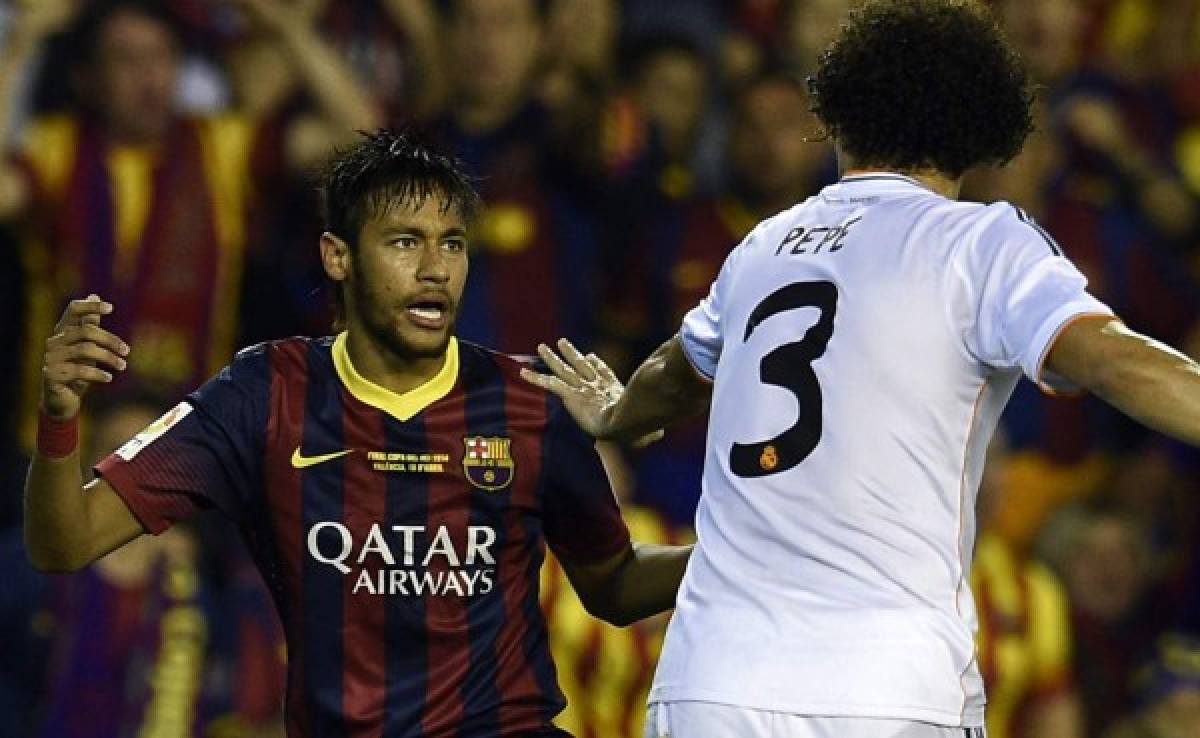 VIDEO: Los agarrones de Neymar con Pepe y Coentrao