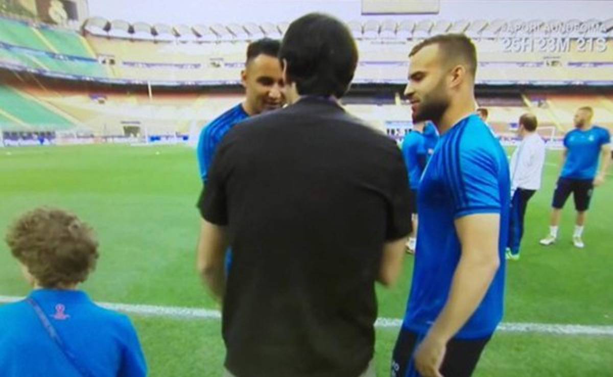 VIDEO: El efusivo saludo de Raúl a Keylor Navas previo a la final de Champions