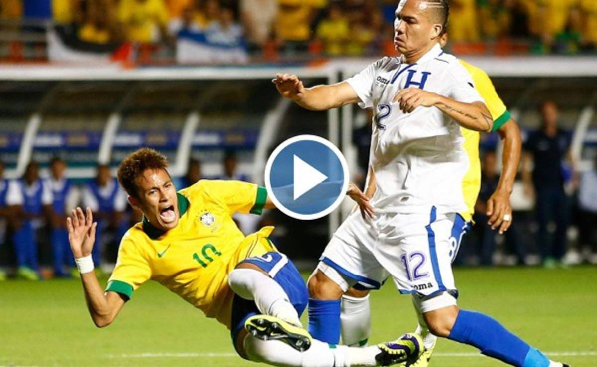 VIDEO: Arnold Peralta, el hondureño que desesperó a Neymar por su juego fuerte