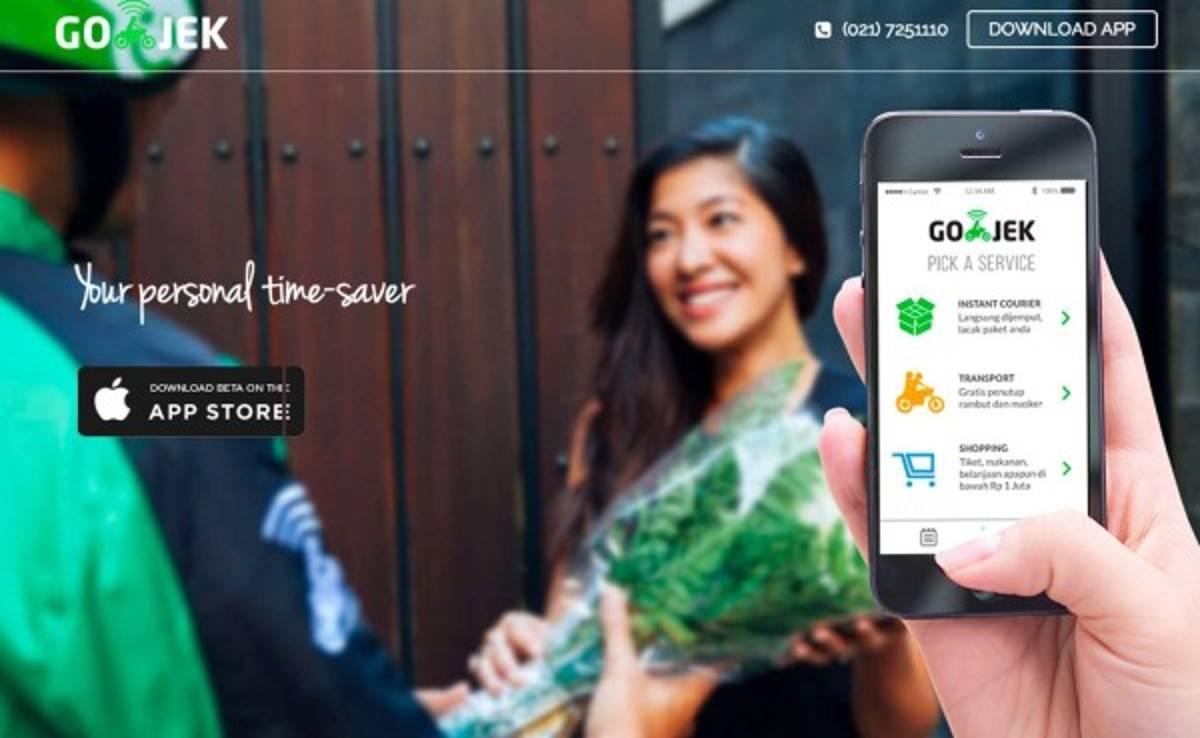 Go-Jek, la aplicación para solicitar una mototaxi