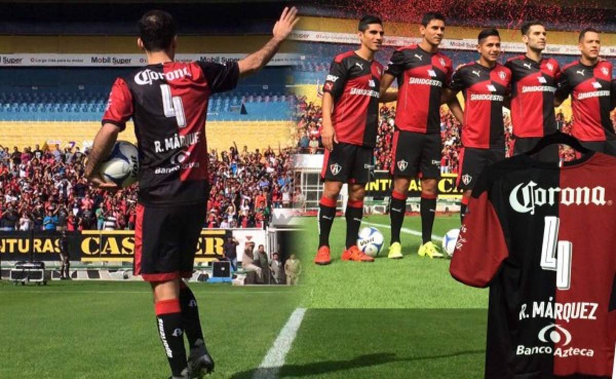 Rafa Márquez fue presentado por el Atlas ante siete mil personas