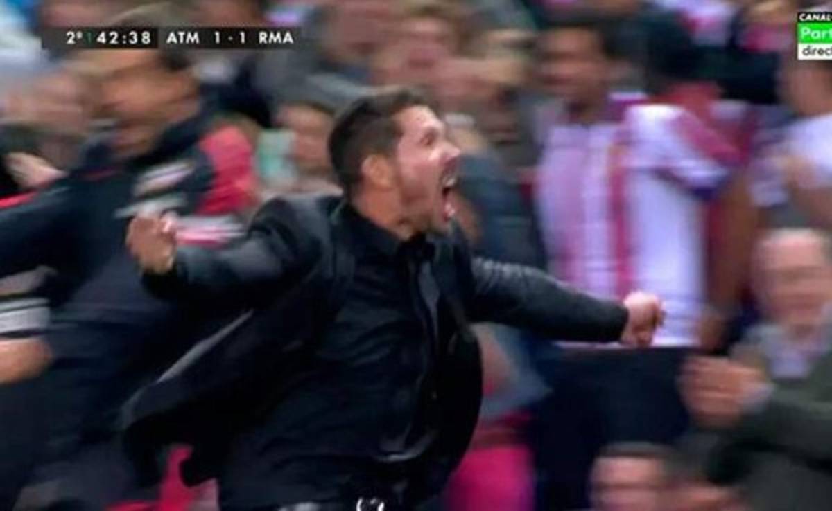 VIDEO: Diego Simeone enloquece con el gol de Vietto al Real Madrid