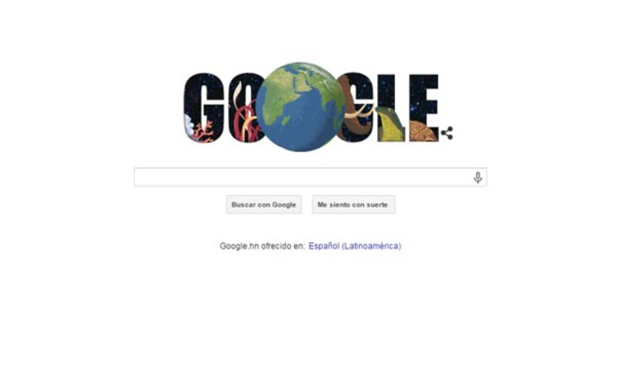 Google le dedica un doodle a La Tierra
