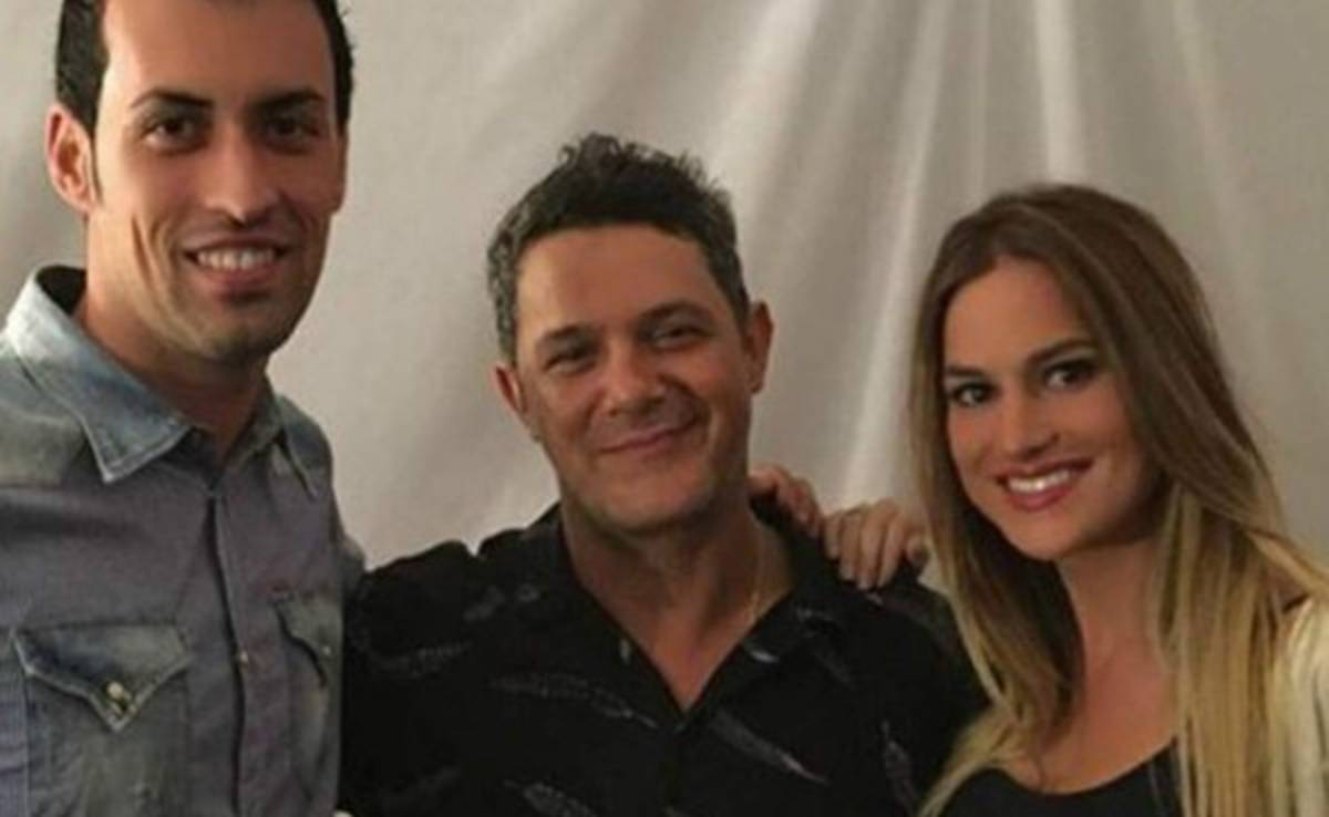 Sergio Busquets y su novia son fans de Alejandro Sanz
