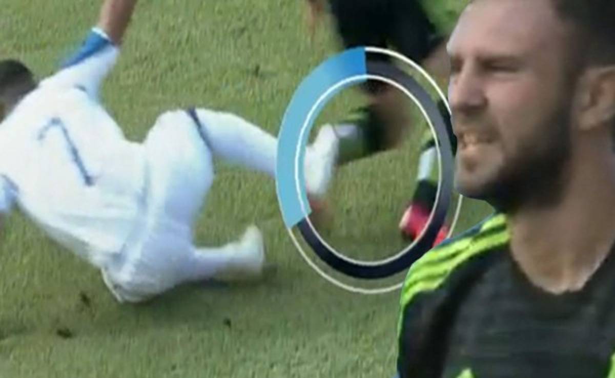 Así fue la tremenda barrida de Emilio Izaguirre a Miguel Layún