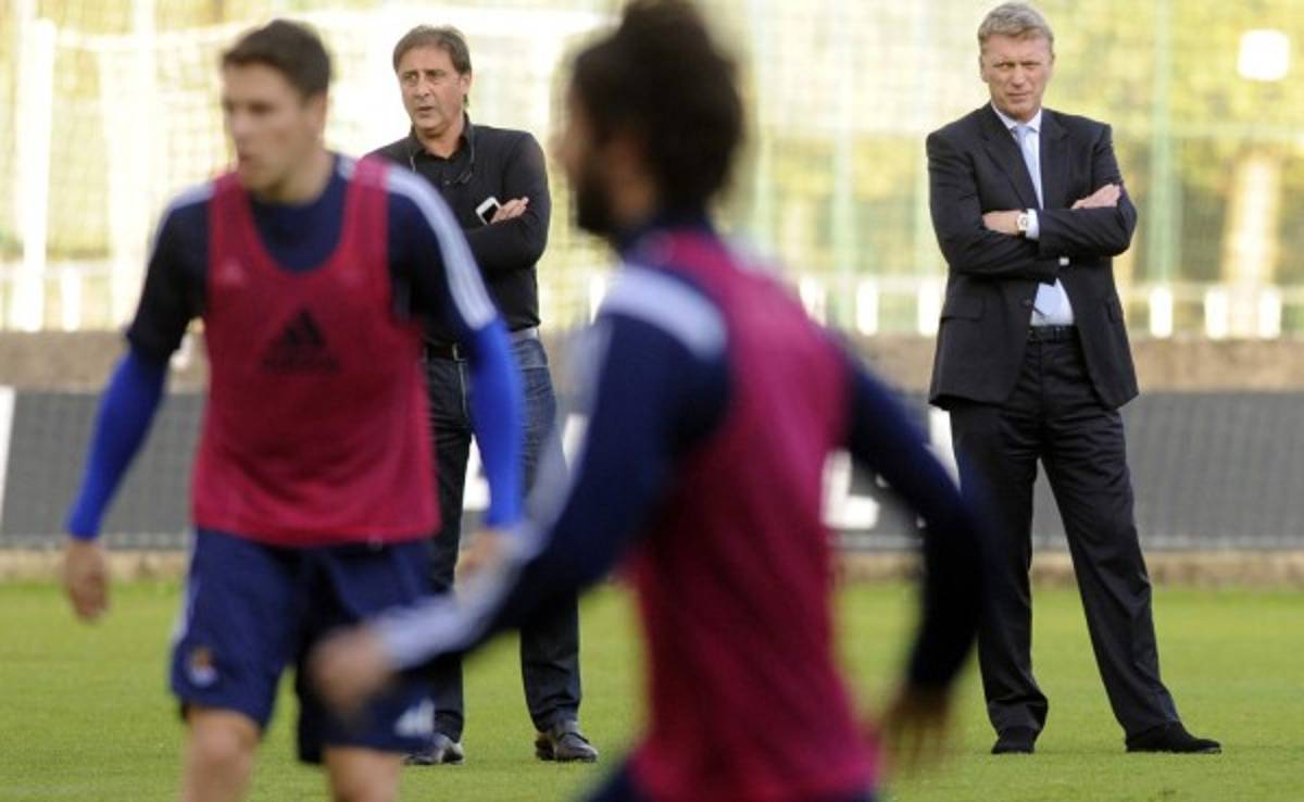 David Moyes dirige primer entrenamiento con Real Sociedad