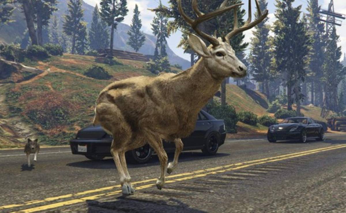 VIDEO: El misterioso ciervo que se ha visto en el vecindario del GTA V