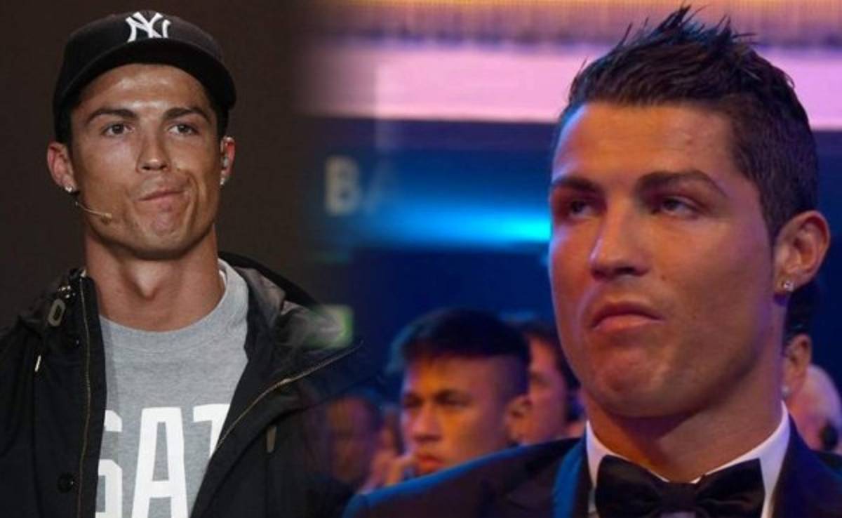 Los rostros de Cristiano Ronaldo en Balones de Oro frente a Lionel Messi