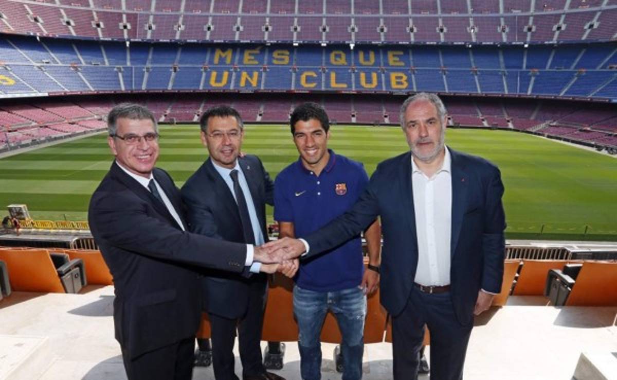 La historia de la foto prohibida de Luis Suárez en el Camp Nou