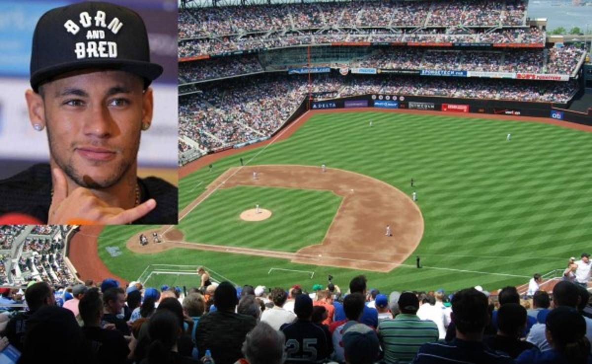 Video: Neymar, mucho mejor en el fútbol que en el béisbol