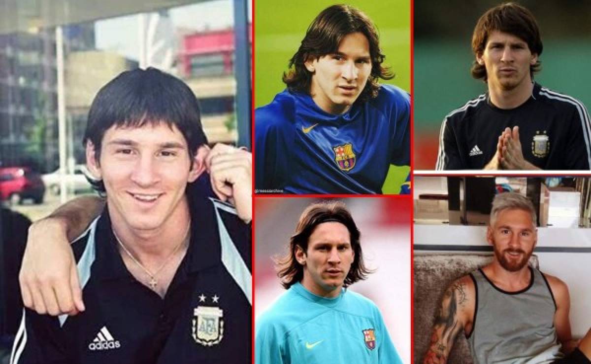 En fotos: La evolución en looks de Lionel Messi