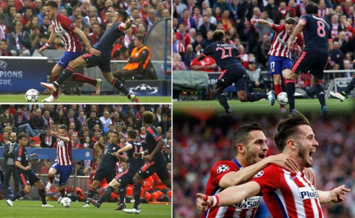 VIDEO: Saul anota un gol maradoniano al Bayern Munich