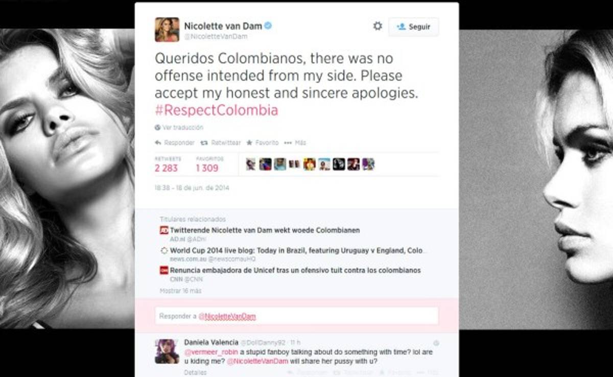 Renuncia embajadora de UNICEF tras fotomontaje de futbolistas colombianos