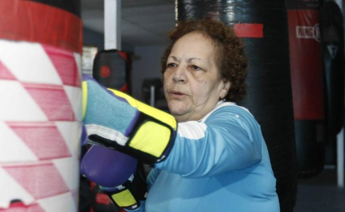 María Luisa Michelem, la abuela boxeadora de San Pedro Sula