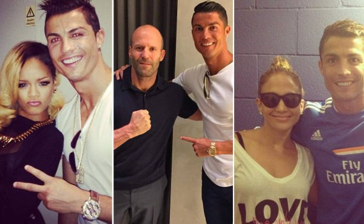 Las celebridades más famosas que son cercanas a Cristiano Ronaldo