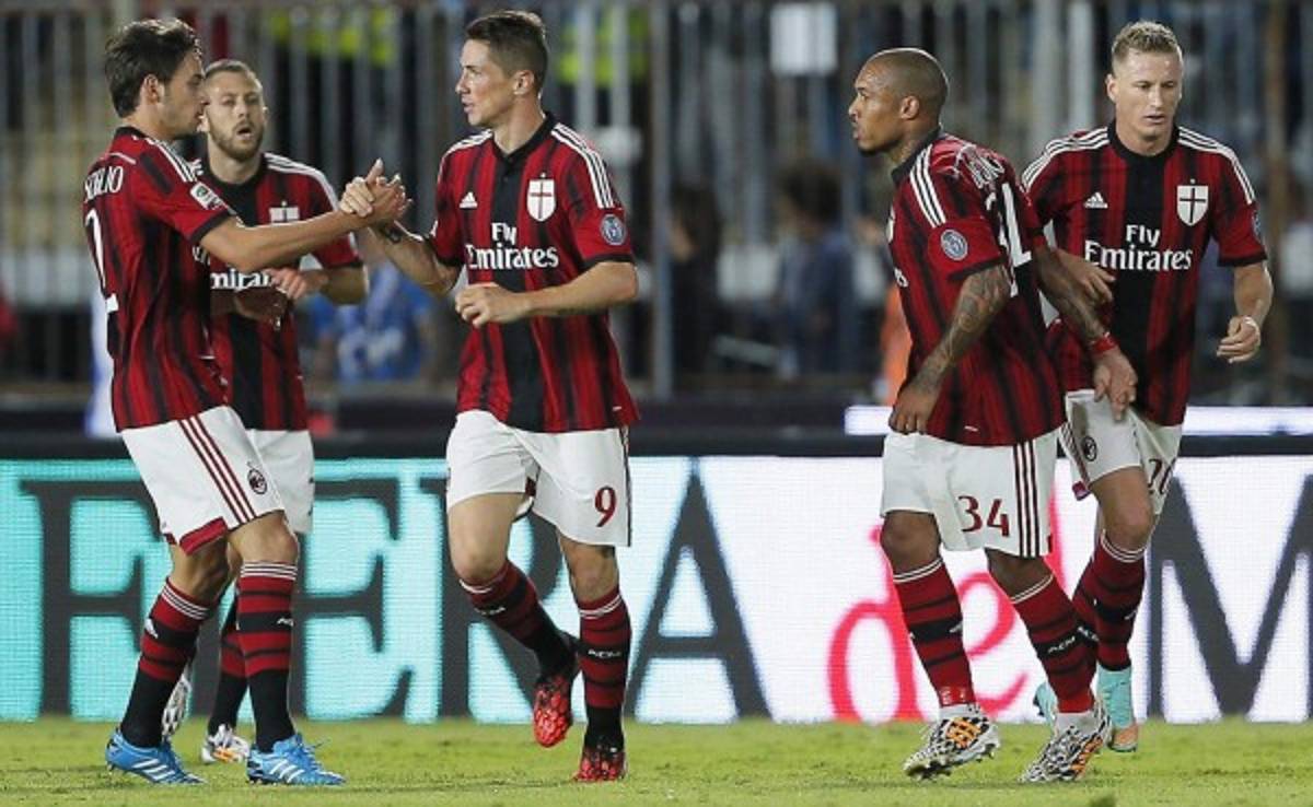 El 'niño' Torres marcó su primer gol con el Milan en empate ante Empoli