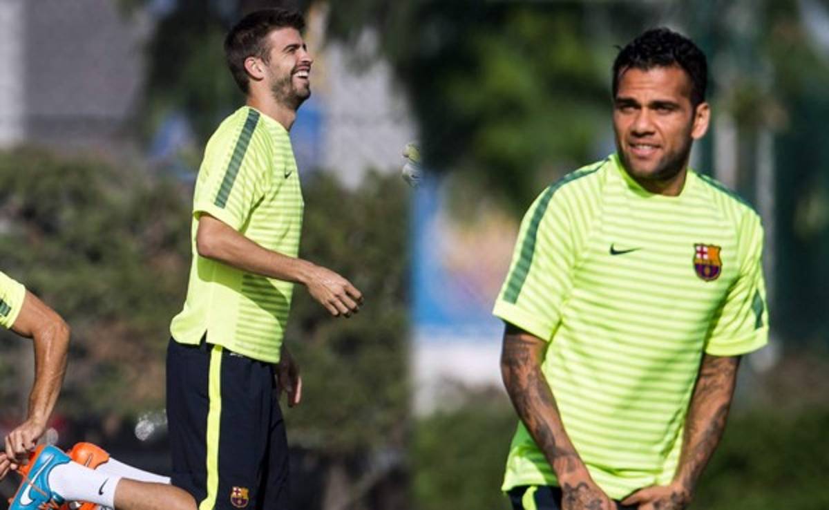 Pique a Dani Alves: 'Tienes muchos enemigos aquí, te pasa como a mí'