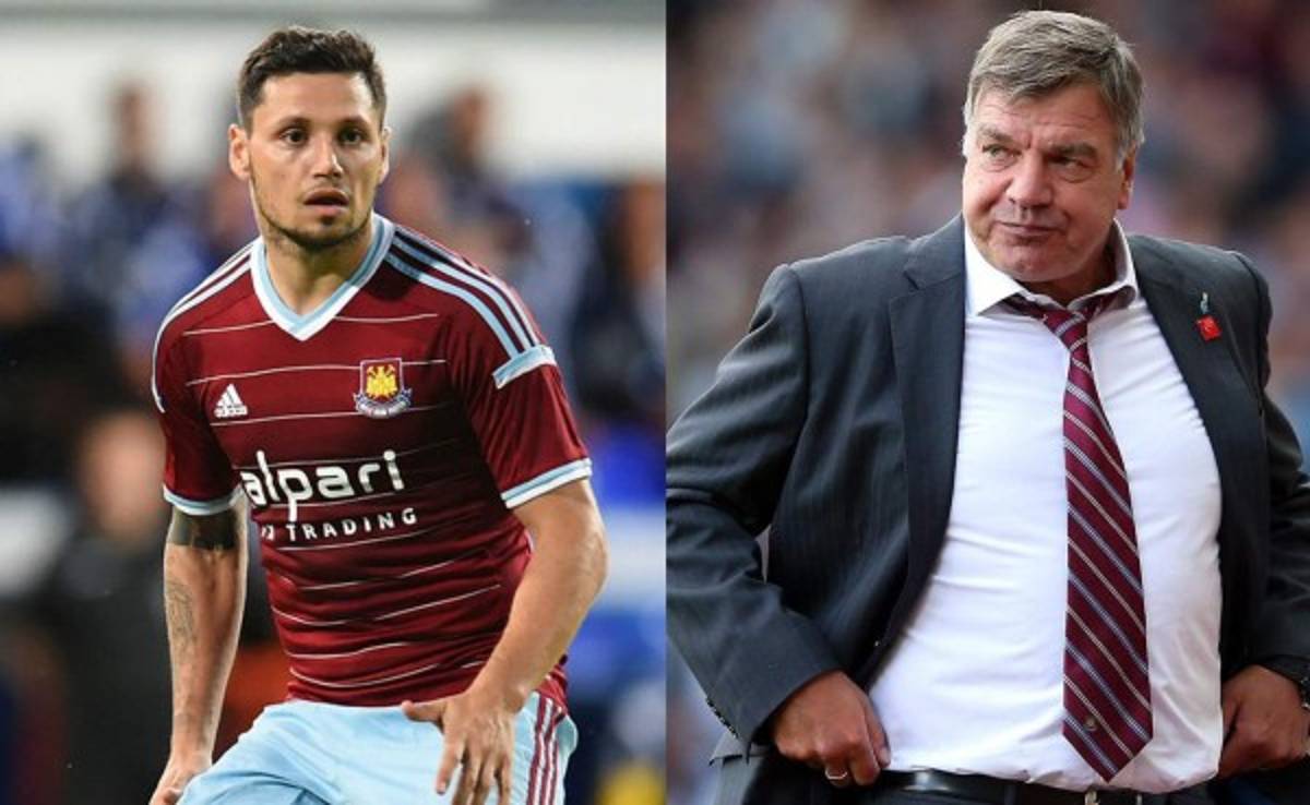 Sam Allardyce cree que Mauro Zárate 'no tiene nivel para jugar en el West Ham'