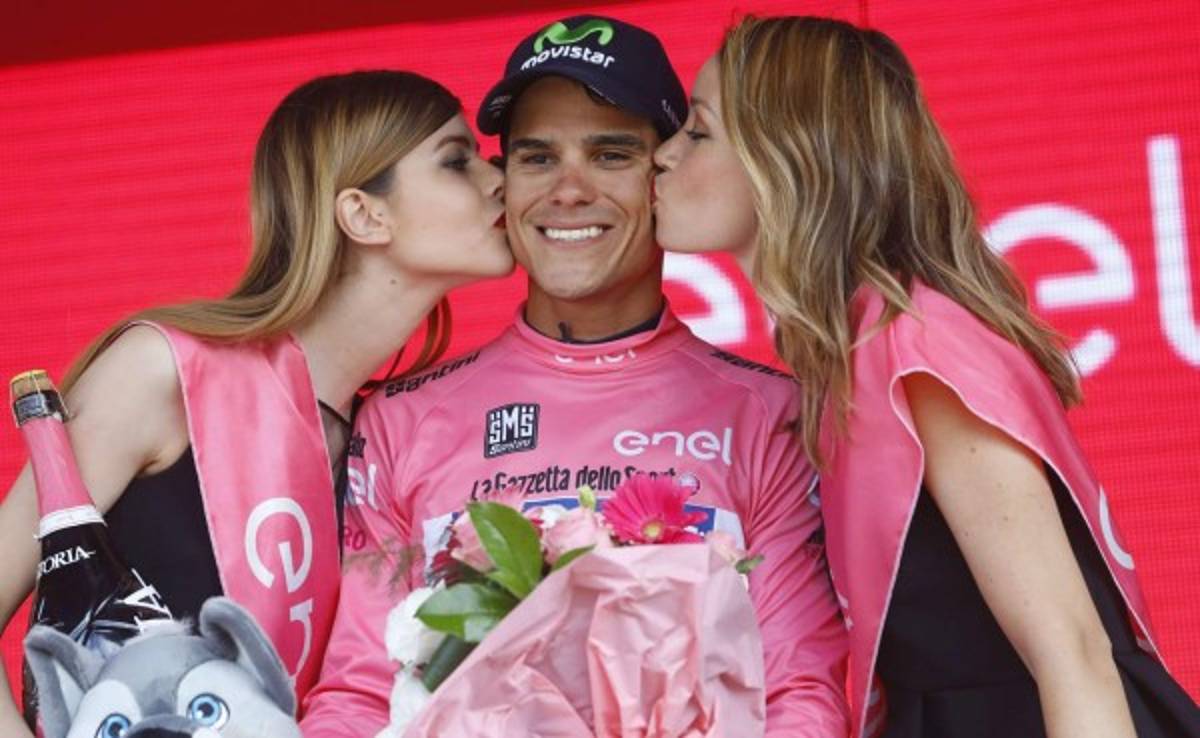 Histórico, tico Andrey Amador se viste de rosa en el Giro de Italia