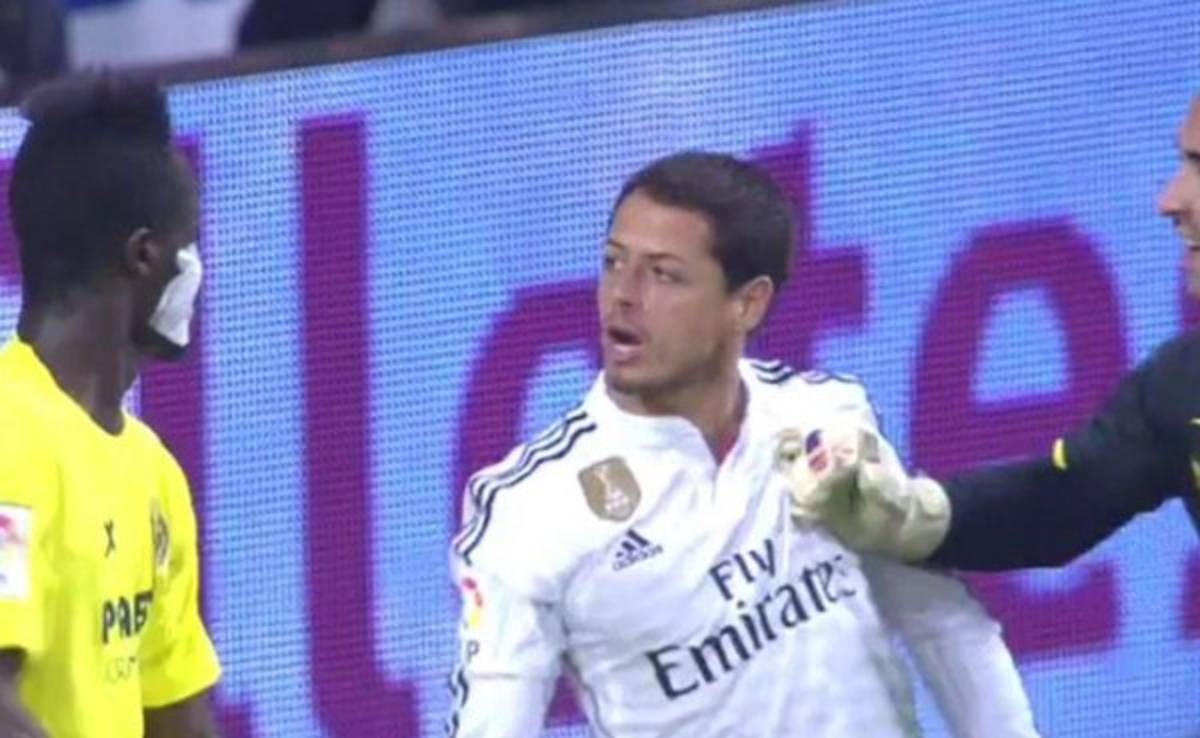VIDEO: El penal que no le sancionan a Chicharito y al Real Madrid