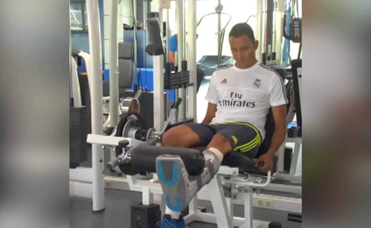Keylor Navas ya se recupera en la Ciudad Real Madrid