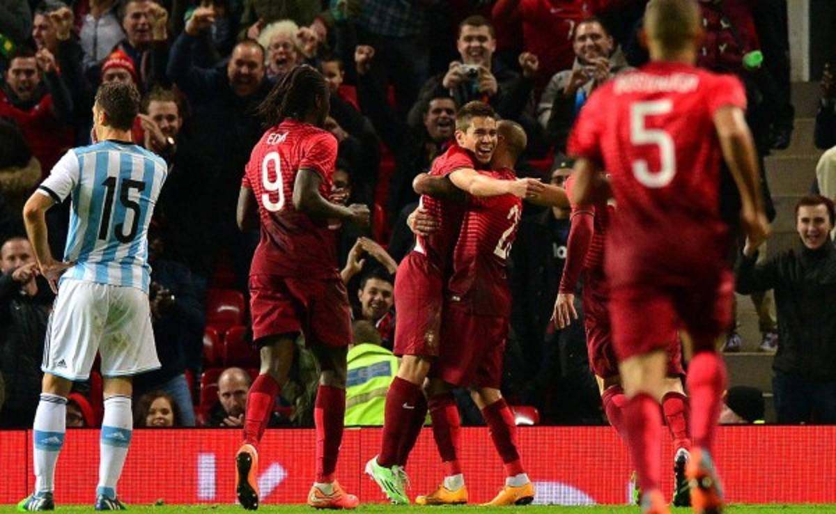 Portugal, con gol a último minuto venció a Argentina