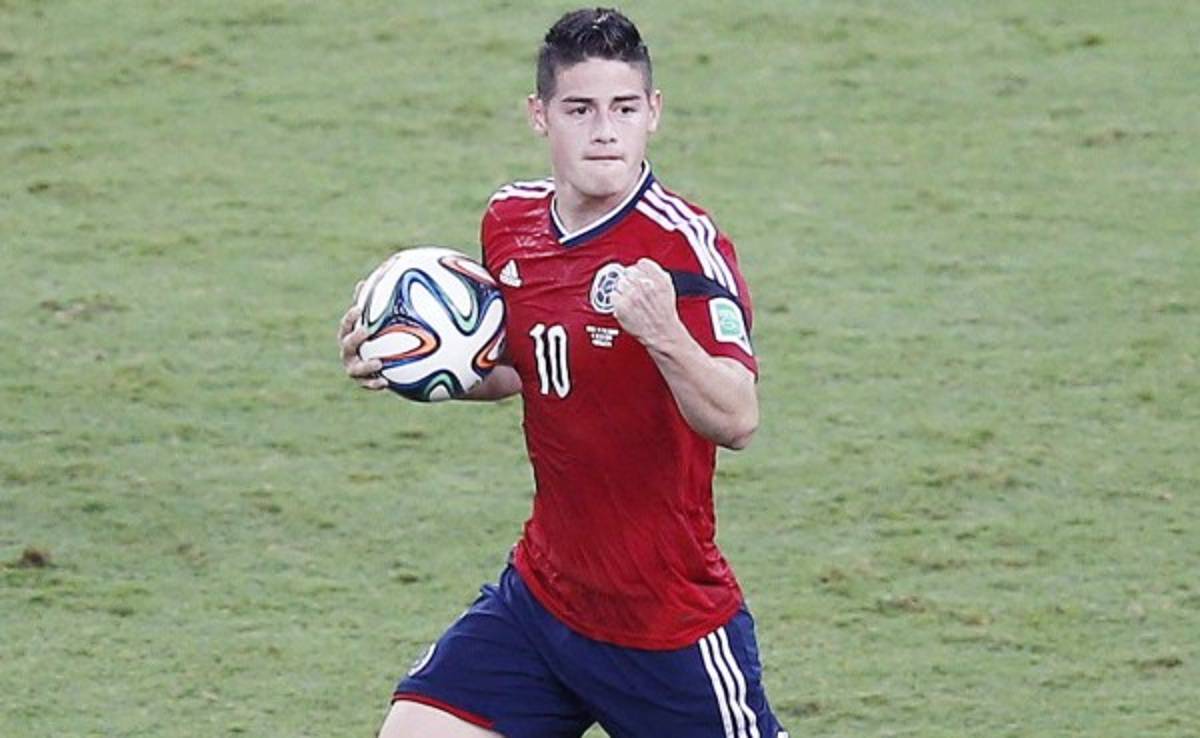 James, el segundo más joven en marcar seis goles