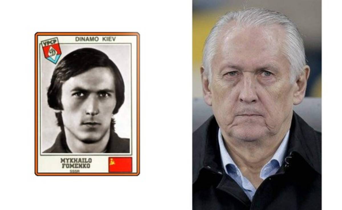 Así lucían los ténicos de la Euro en su época de jugadores en cromos