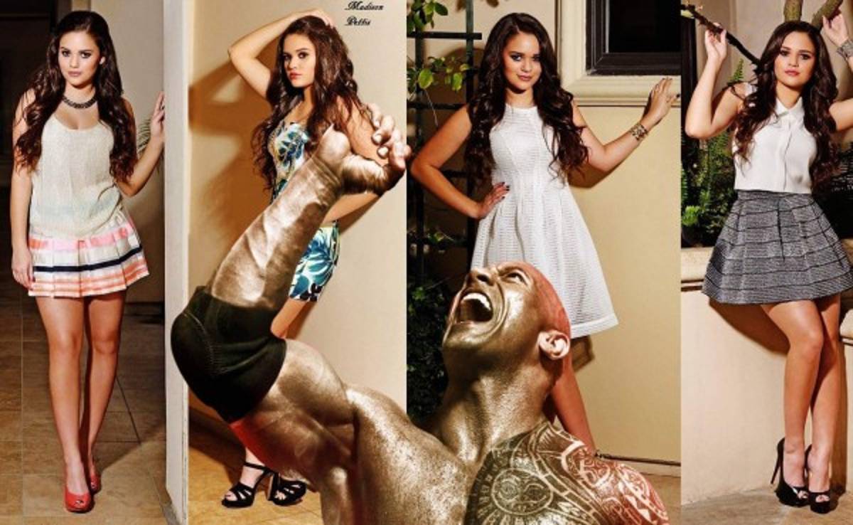 FOTOS: Así luce Madisson Pettis, la 'hija' de la Roca en 'Entrenando a Papá'