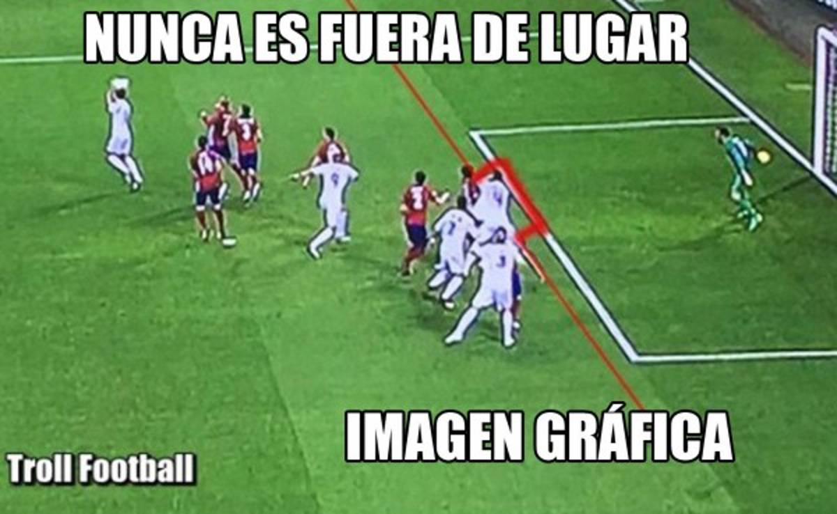 El gol de Sergio Ramos en fuera de lugar arrasa con los memes