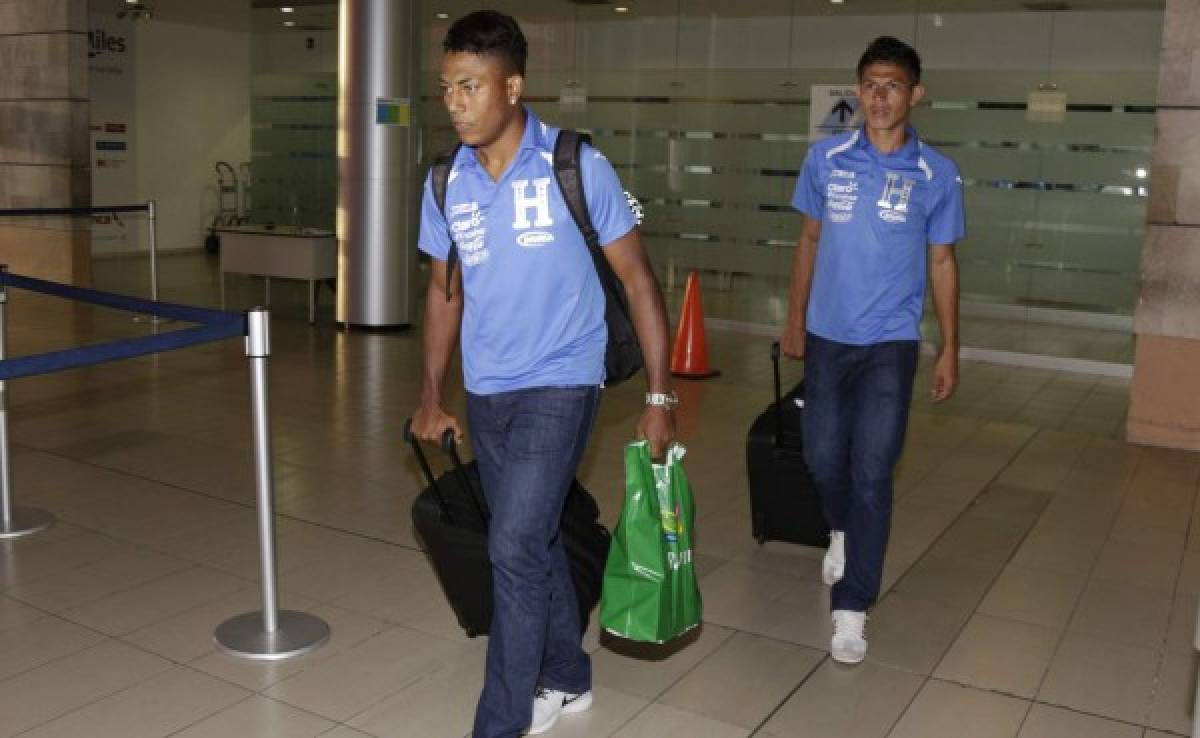 La selección Sub-23 de Honduras regresó al país