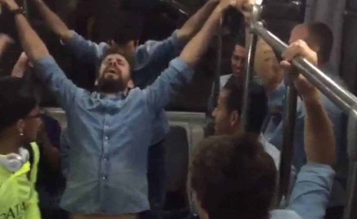 VIDEO: La alocada de celebración de Gerard Piqué