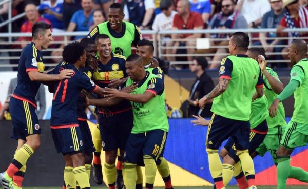 Christian Zapata anotó el 0-1 de Colombia ante Estados Unidos. Foto AFP