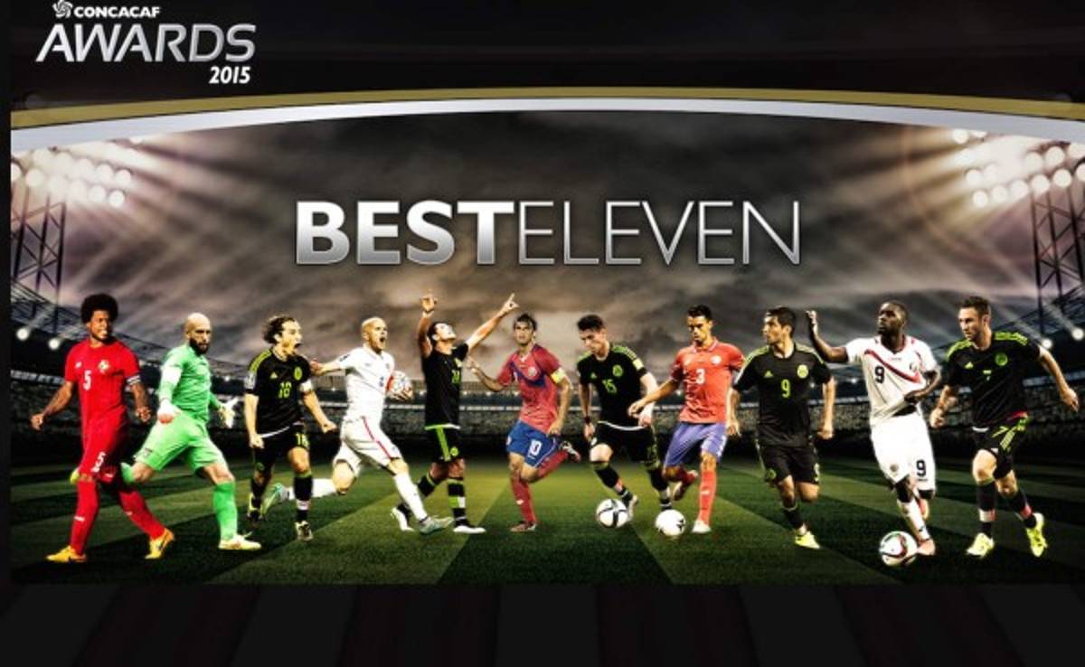 Elegido el 11 ideal del 2015 de la Concacaf