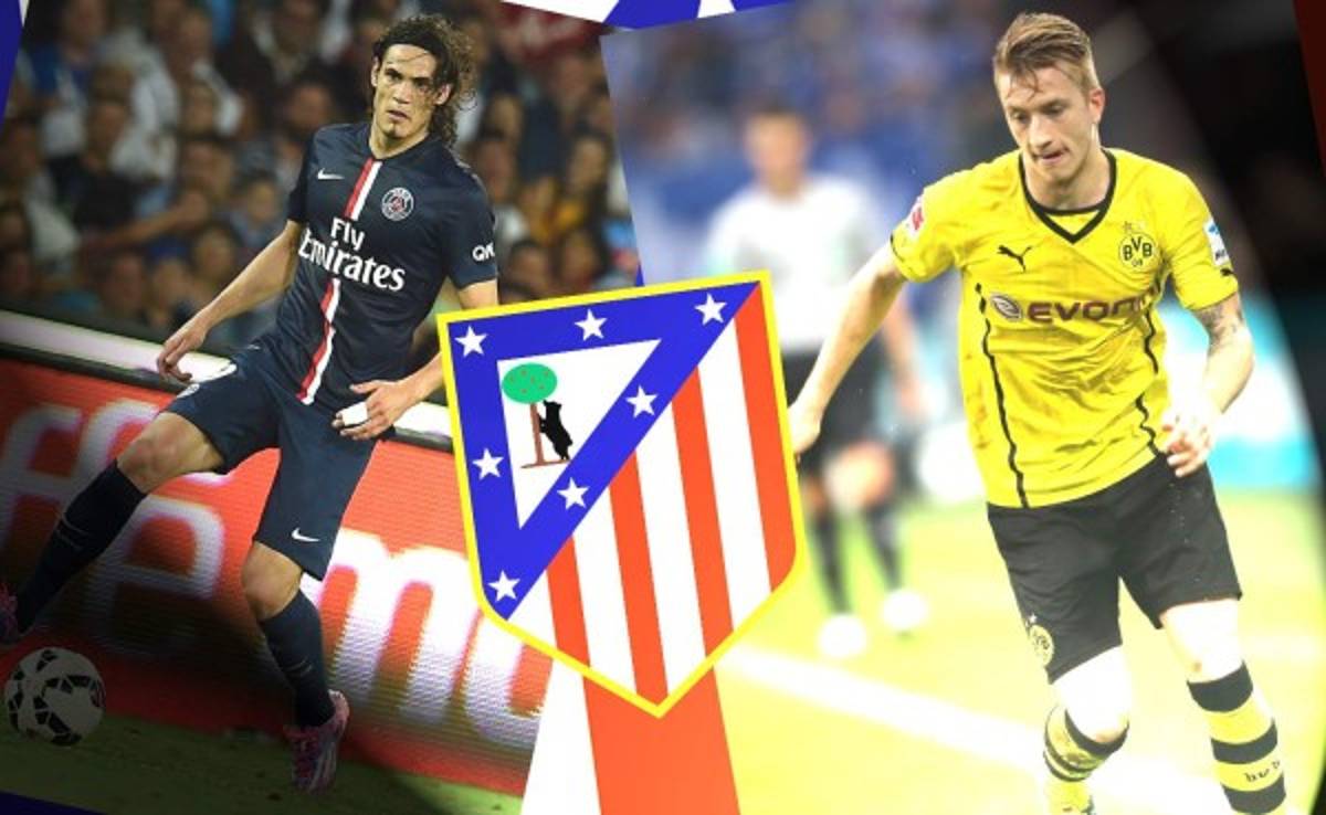 Según prensa española, Atlético tiene cerrado el acuerdo con Cavani y Reus