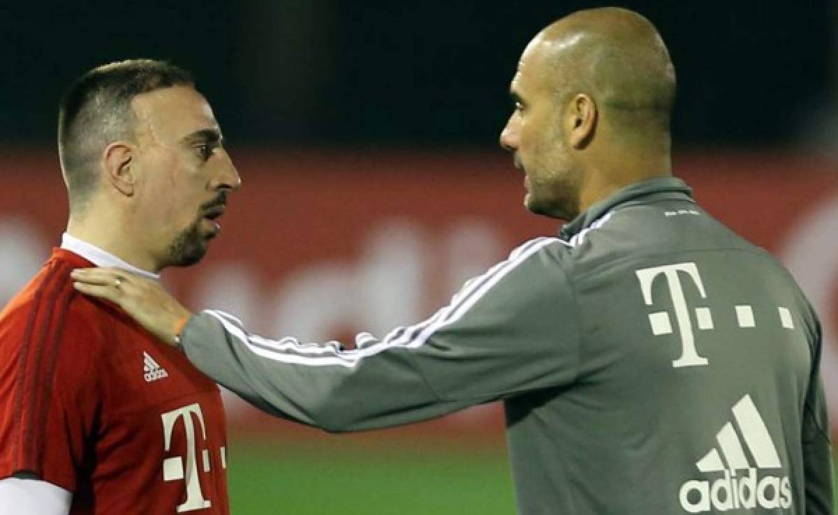 Franck Ribéry y sus duras palabras contra Pep Guardiola