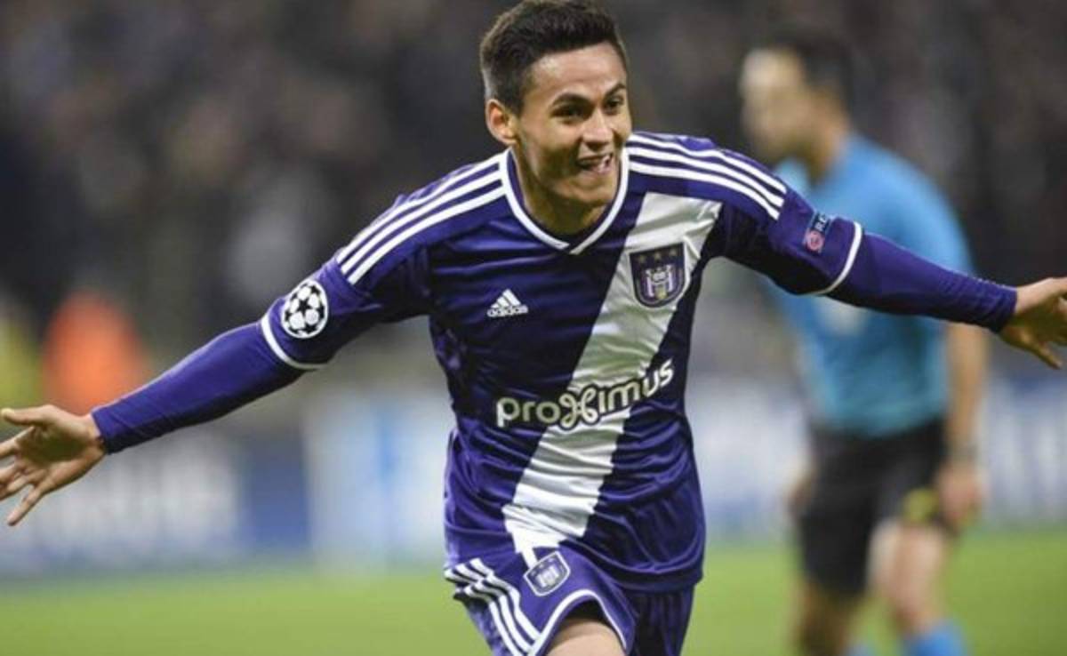 Andy Najar anota ante el Gent en la Copa de Bélgica