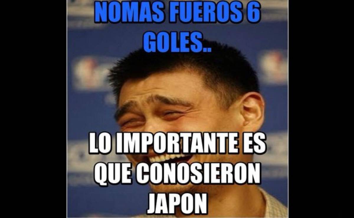 Los memes que dejó la goleada de Japón sobre Honduras