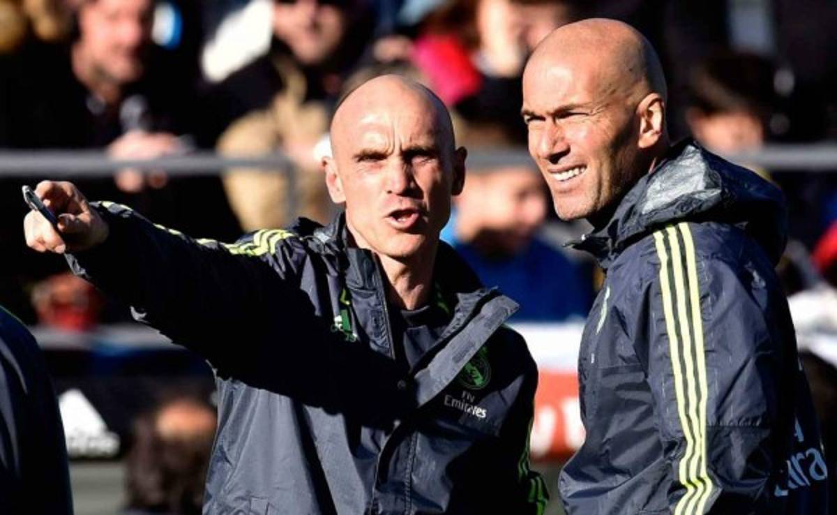 Bettoni, el asistente de Zidane que es inscrito como utilero