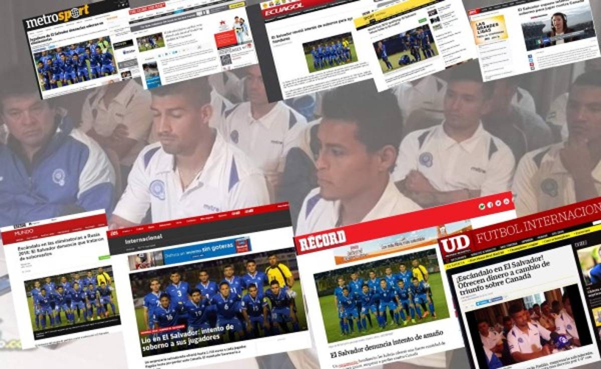 Prensa mundial hace eco del escándalo que denunciaron seleccionados de El Salvador