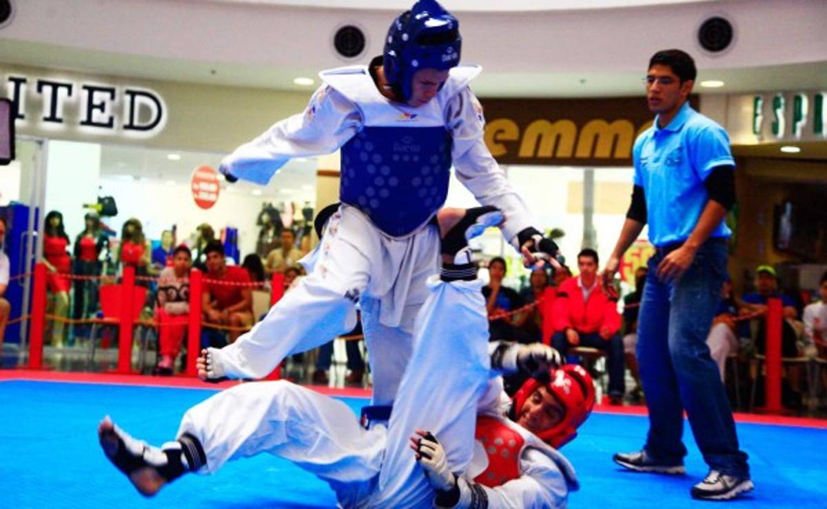 VIDEO: Con tremenda patada noquea a su rival en Taekwondo