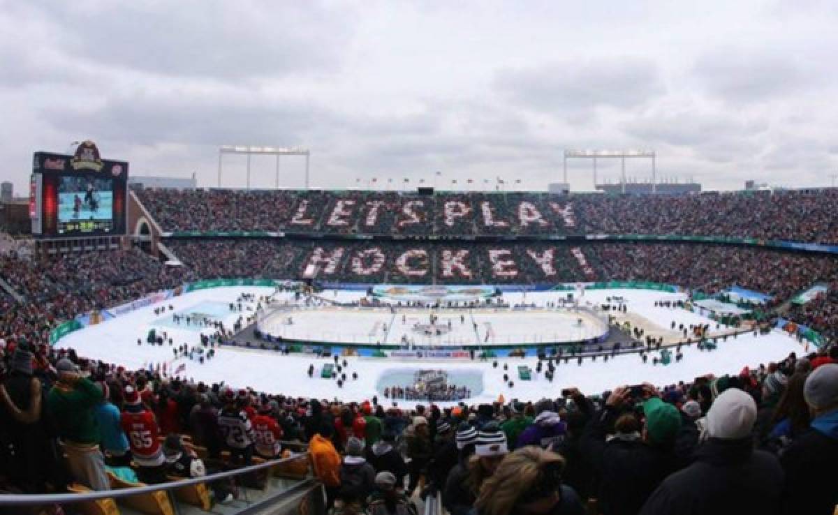 En la NHL ahora se juega hockey al aire libre