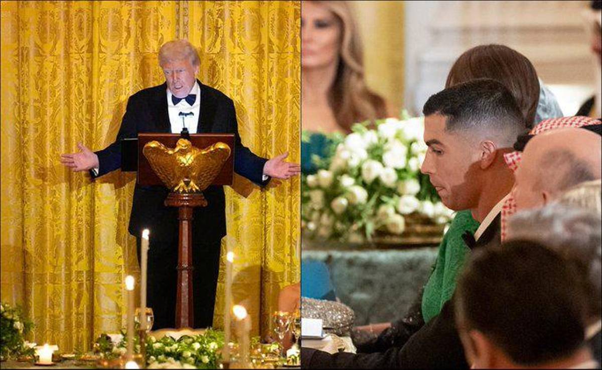 Donald Trump le dice en la cara a Cristiano Ronaldo quién es el mejor de la historia y el motivo de la cena en la Casa Blanca